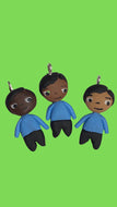 Lil People Stitch Markers and Progress Keepers