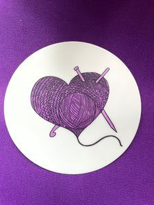 PKY - Circle Heart sticker